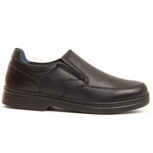 Purapiel Komodo3 mocassin in zwart