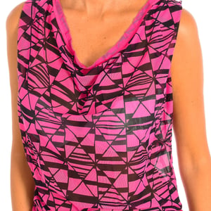 Dames t-shirt met korte mouwen uit mesh Z1T00669