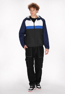 Mo Anorak Heren marine colorblock