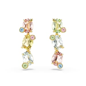 Swarovski 'Gema' Dames Goudkleurige Metaal Dangle Oorbellen - Goud 5714815