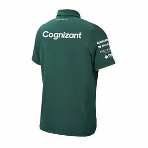 Aston Martin Cognizant F1 Official Team Heren Groen Poloshirt