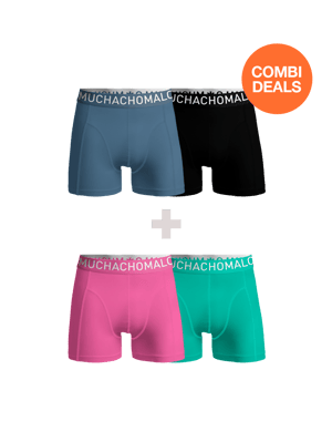 Muchachomalo Heren Boxershorts - 2+2 Pack - Mannen Onderbroeken