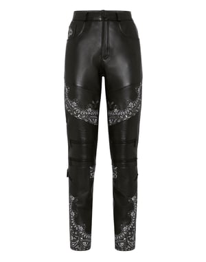 Leren Broek Paisley