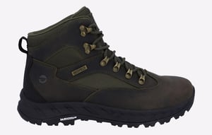 Hi-Tec Euro Trail Leren Heren Wandelschoenen In Khaki