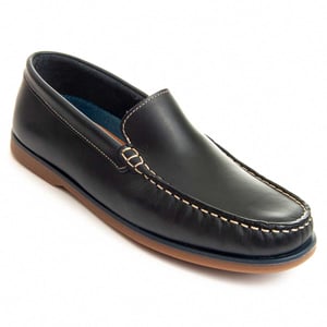 Purapiel Mocassin Mokka Zwart
