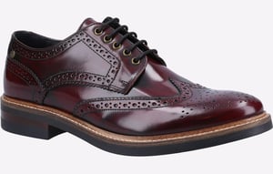 Base London Woburn Leren Heren Bordeaux Brogue Schoenen