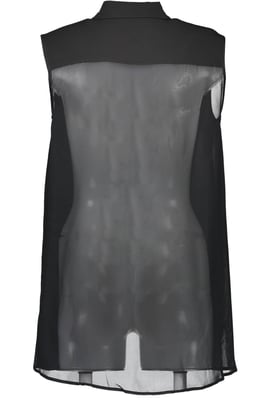 Love Moschino Dames Zwarte Viscose Blouse