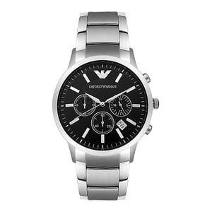 Emporio Armani Renato Heren Horloge Zilverkleurig AR2434