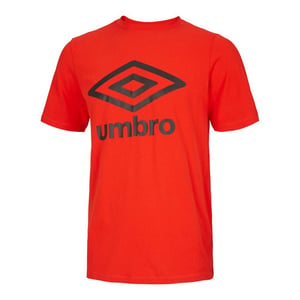 Umbro Groot Logo Heren Rood T-Shirt