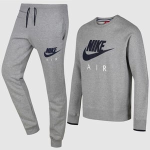 Nike Trainingspak met ronde hals voor heren, grijs