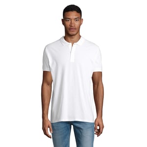 SOLS Heren Planet Poloshirt (Wit)