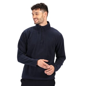 Regatta - Heren Micro Zip Turtle Neck Fleece Sweater (Navy)