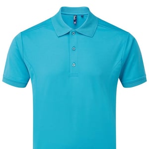 Premier Heren Coolchecker Poloshirt (Turquoise)