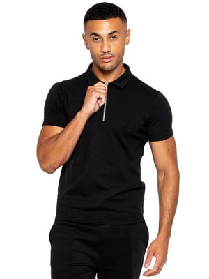 Enzo heren poloshirt met rits