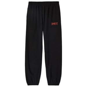 Gebroken witte graffiti Arrow Crew Design slanke zwarte joggingbroek met manchetten