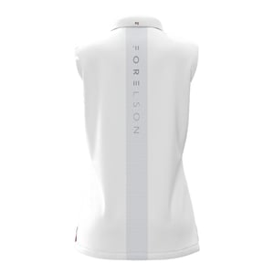 Forelson Dames/Dames Stow mouwloos poloshirt (Wit)