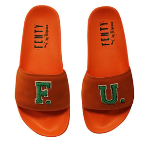 Puma x Fenty FU Oranje Sliders - Dames