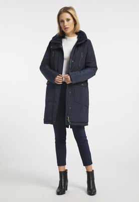 Dreimaster winterjas Dames marine