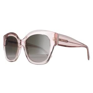 Jimmy Choo LEELA/S FWM HA transparante roze bruine zonnebril met kleurverloop