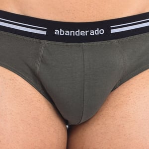 Slip van ademende stof, anatomische voorkant, model A077H voor mannen. Superieur comfort en pasvorm.