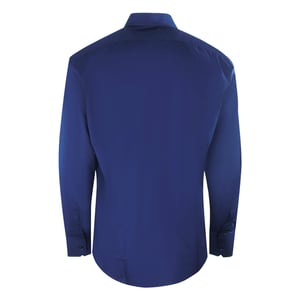 Aquascutum effen wit overhemd met lange mouwen