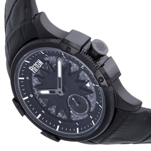 Reign Solstice Automatisch semi-skelet horloge - zwart