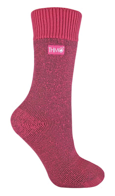 THMO - Dames Fleece Gevoerde Winter Thermische Sokken - Roze
