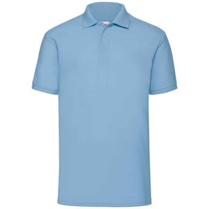 Fruit of the Loom Heren Piqué Polo Shirt (Hemelsblauw)