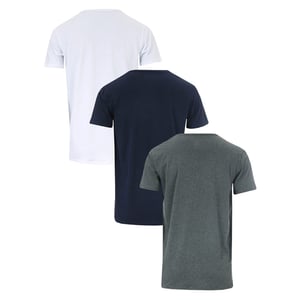 Heren Lyle And Scott Ellijah 3 Pack Lounge T-Shirts in Zwart Grijs