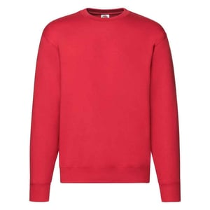Fruit of the Loom Heren Premium Drop Shoulder Sweatshirt (Rood)