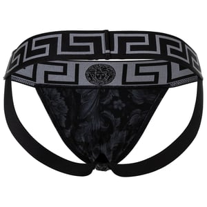 Versace Stretch Organisch Jersey Barocco Helemaal Jockstrap