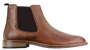 Heren Vintage Tan lederen dealerlaarzen