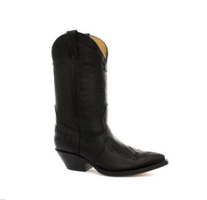 Grinders Unisex zwart lederen cowboylaarzen-Arizona HI