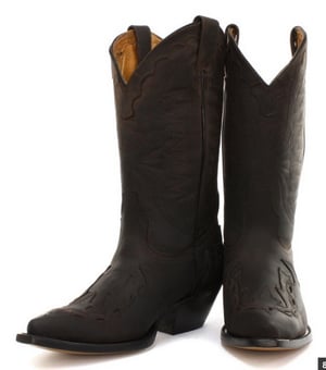 Grinders Unisex bruin lederen cowboylaarzen-Arizona HI