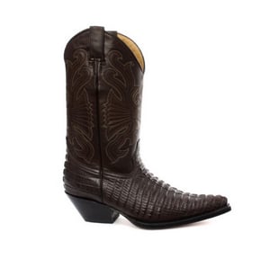 Grinders bruin leren western cowboylaarzen – Carolina