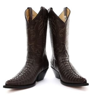 Grinders bruin leren western cowboylaarzen – Carolina