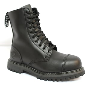 Grinders Stag CS zwarte unisex veiligheidsstalen neus militaire punklaarzen