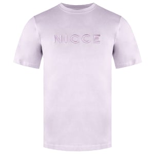 Nicce Korte Mouw Licht Roze Heren Katoen Mercurius T-Shirt 0034 K002 0743