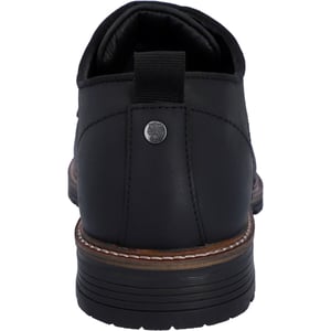 Hunter Jura Leer Heren Zwart Veterschoenen