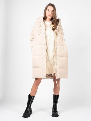 Silvian Heach jas Down Jacket Vrouw beige