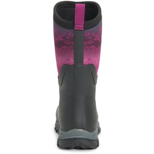 Muck Boots Arctic Sport Mid Rubberen Zwarte/Magenta Regenlaarzen
