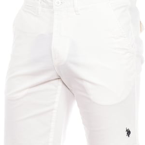 Bermuda met recht afgesneden zoom 67921 heren