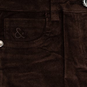 Lange suède broek 17I13603 jongen
