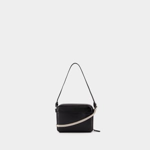 Courreges Handtas Cloud Chained Naplack - - Leer - Zwart
