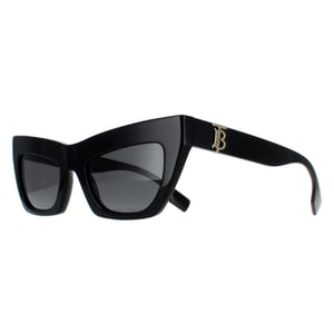Burberry BE4405 300187 zwart donkergrijs zonnebril