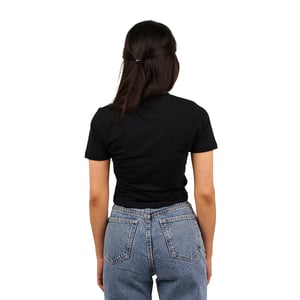 Basic T-shirt met korte mouwen en ronde hals BY042 vrouw