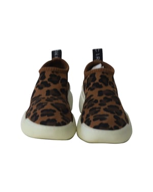 Stella McCartney Slip-On Sneakers in Luipaardprint Jacquard Brei