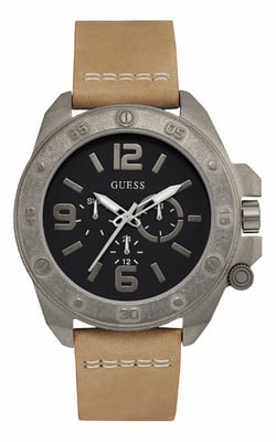 Guess Herenhorloge Kwarts Grijs