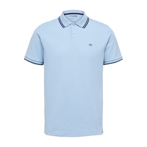 Selected Polo SS Dante Sport Polo Blauw