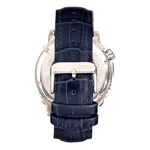 Reign Bauer automatisch semi-skelet lederen band horloge